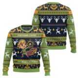 Hooktab You Found Coffee The Legend Of Zelda Ugly Christmas Sweater