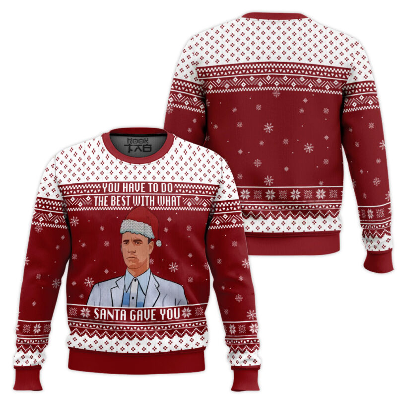 Hooktab You Have To Do What The Best Forrest Gump Ugly Christmas Sweater Hooktab You Have To Do What The Best Forrest Gump Ugly Christmas Sweater