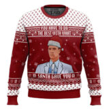 Hooktab You Have To Do What The Best Forrest Gump Ugly Christmas Sweater