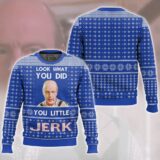 Hooktab You Little Jerk Home Alone Ugly Christmas Sweater