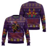 Hooktab You Met With A Terrible Fate Zelda Ugly Christmas Sweater