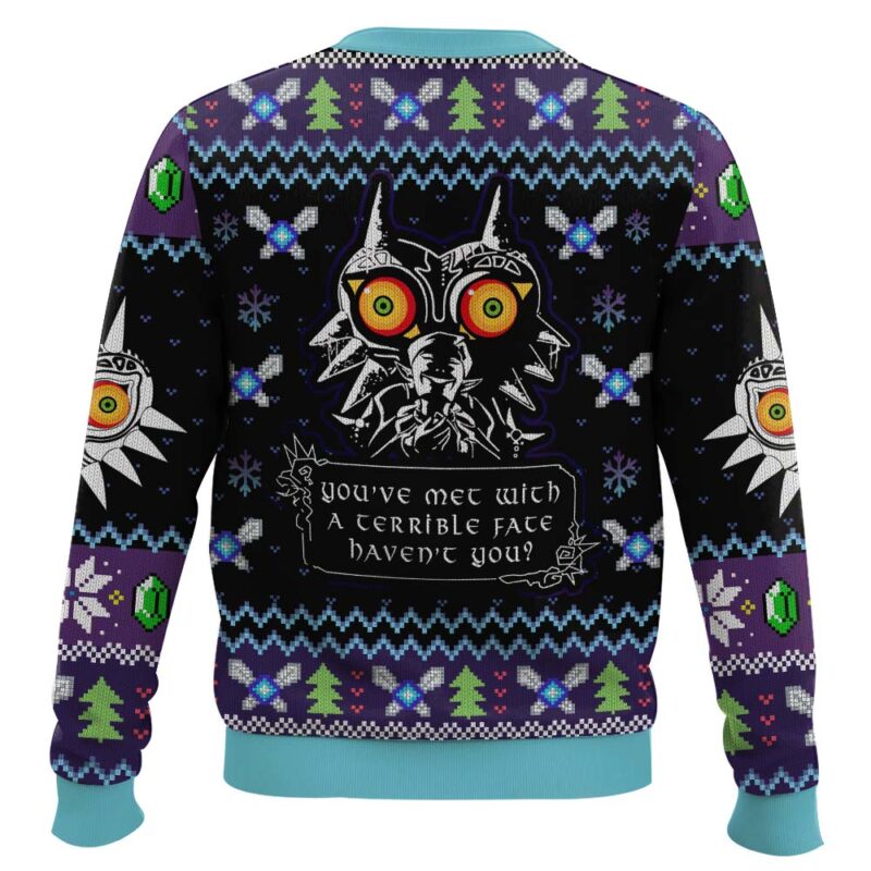Hooktab You Met With A Terrible Fate Zelda Ugly Christmas Sweater Hooktab You Met With A Terrible Fate Zelda Ugly Christmas Sweater