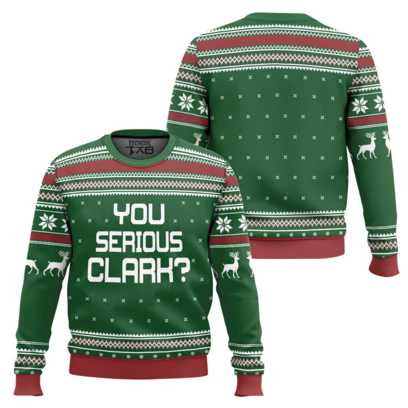Hooktab You Serious Clark National Lampoons Christmas Vacation Ugly Christmas Sweater Hooktab You Serious Clark National Lampoons Christmas Vacation Ugly Christmas Sweater