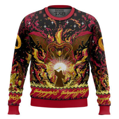 Hooktab You Shall Not Pass Balrog The Lord Of The Rings Ugly Christmas Sweater