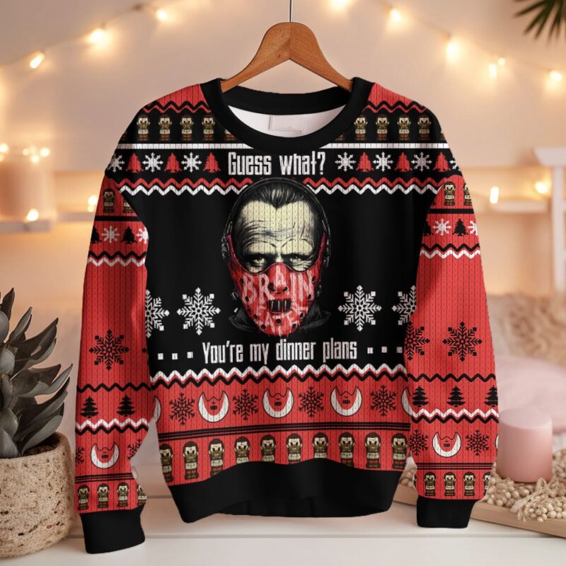 Hooktab You're My Dinner Plans Hannibal Ugly Christmas Sweater Hooktab You're My Dinner Plans Hannibal Ugly Christmas Sweater