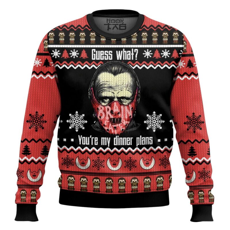 Hooktab You're My Dinner Plans Hannibal Ugly Christmas Sweater Hooktab You're My Dinner Plans Hannibal Ugly Christmas Sweater
