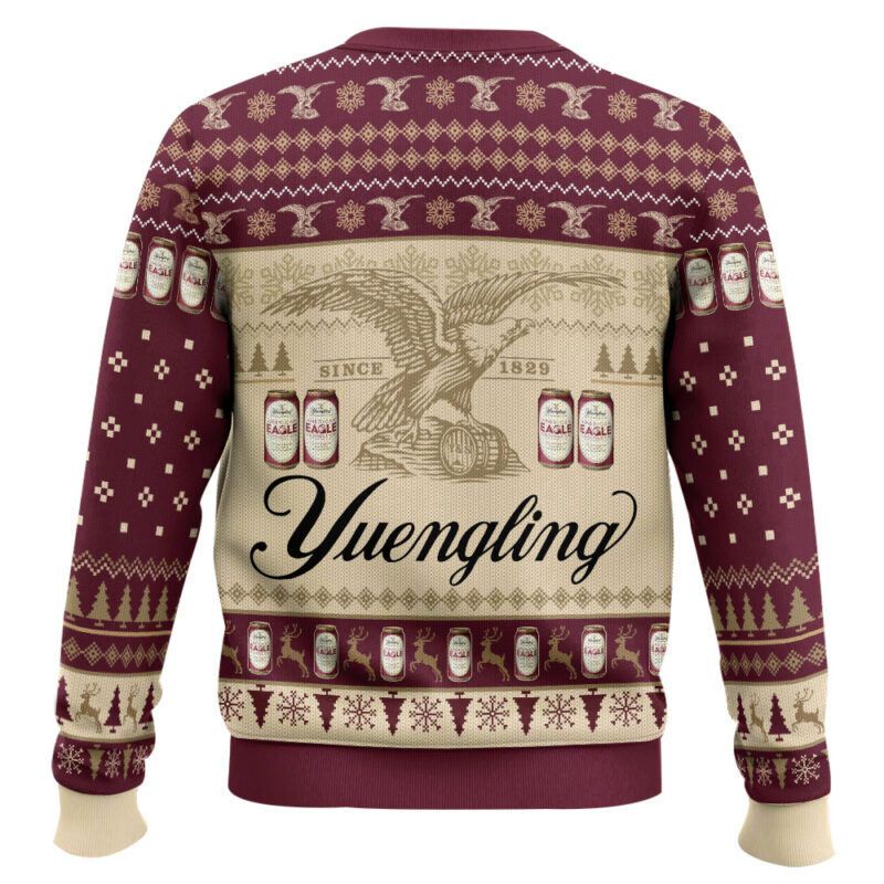Hooktab Yuengling American Lager Ugly Christmas Sweater Hooktab Yuengling American Lager Ugly Christmas Sweater