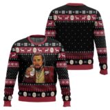 Hooktab Yuengling Beer Leonardo Meme Ugly Christmas Sweater