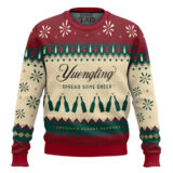 Hooktab Yuengling Beer Speard Some Cheers Ugly Christmas Sweater