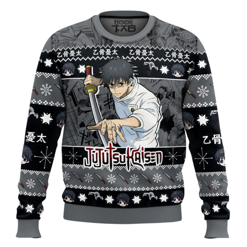 Hooktab Yuta Okkotsu Jujutsu Kaisen Ugly Sweater