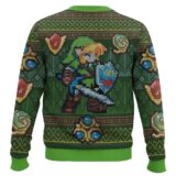 Hooktab Zelda Link Triforce Ugly Christmas Sweater