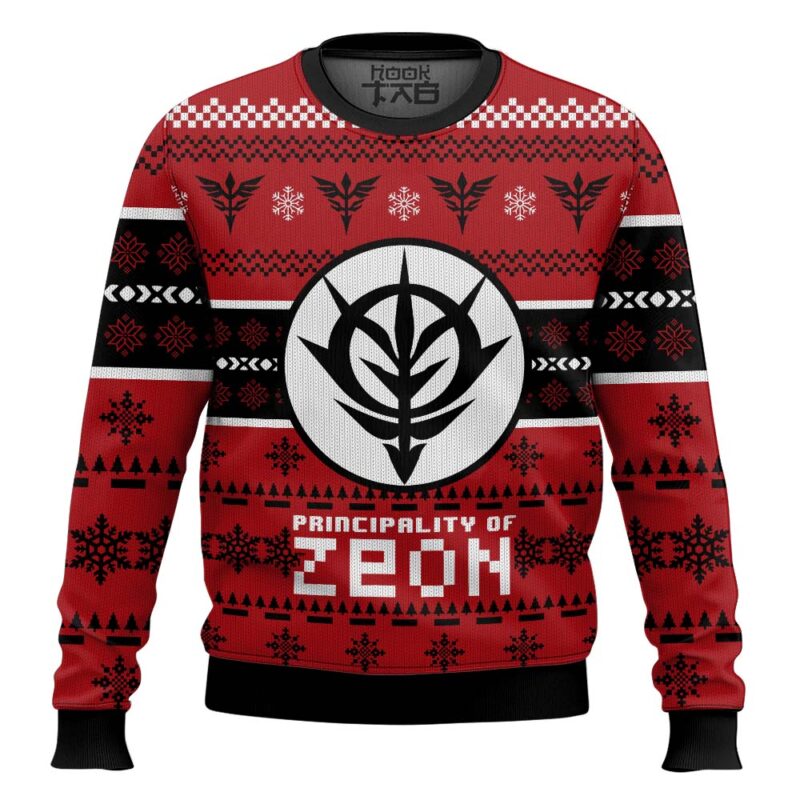 Hooktab Zeon The Gundam Ugly Christmas Sweater