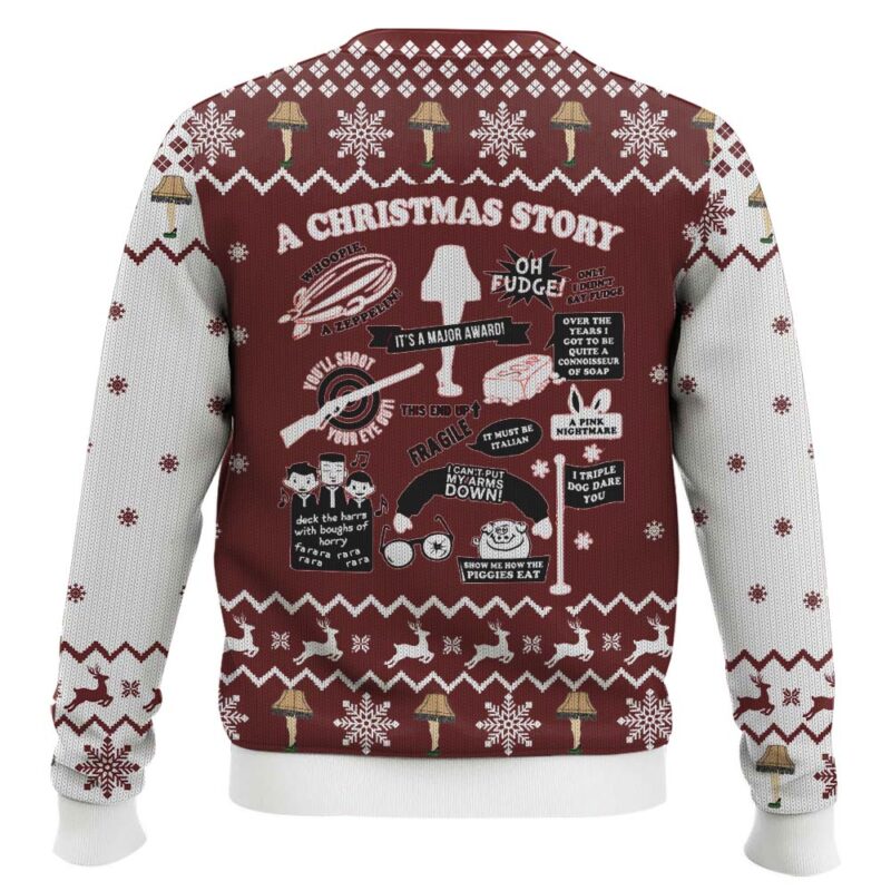 Hooktab Zeppelin Leg Lamp A Christmas Story Ugly Christmas Sweater Hooktab Zeppelin Leg Lamp A Christmas Story Ugly Christmas Sweater