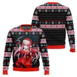 Hooktab Zero Two Darling In The Franxx Ugly Christmas Sweater