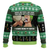 Hooktab Zoro I Wanna Drink My Booze One Piece Ugly Christmas Sweater