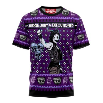 Hooktab Rhea Ripley Judge Jury Executioner WWE 3D T-Shirt