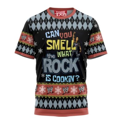 Hooktab Can You Smell What The Rock Is Cooking WWE 3D T-Shirt