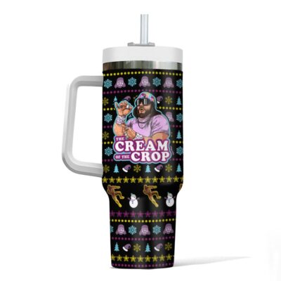 Hooktab Macho Man The Cream Of The Crop WWE 40oz Stanley Shape Tumbler