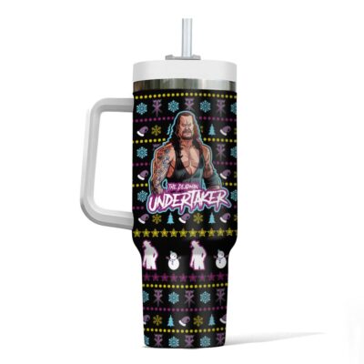 Hooktab The Deadman Undertaker WWE 40oz Stanley Shape Tumbler