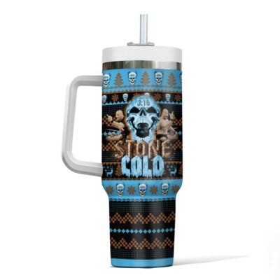 Hooktab Stone Cold WWE 40oz Stanley Shape Tumbler