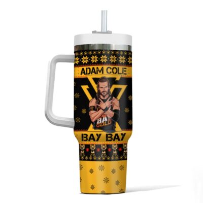 Hooktab Adam Cole Bay Bay WWE 40oz Stanley Shape Tumbler