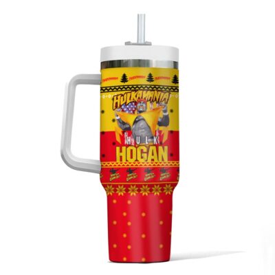 Hooktab Hulkamania Hulk Hogan WWE 40oz Stanley Shape Tumbler