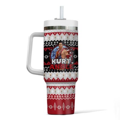 Hooktab Kurt Angle WWE 40oz Stanley Shape Tumbler