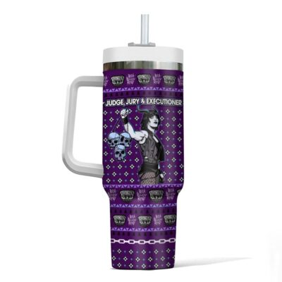 Hooktab Rhea Ripley Judge Jury Executioner WWE 40oz Stanley Shape Tumbler