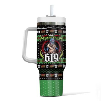 Hooktab Rey Mysterio The Master Of The 619 WWE 40oz Stanley Shape Tumbler