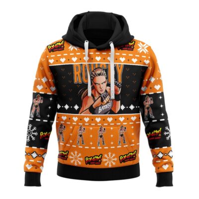 Hooktab Ronda Rousey WWE 3D Hoodie