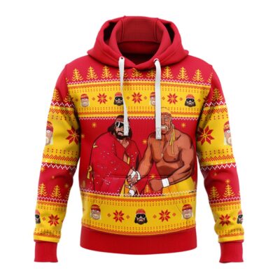 Hooktab Macho Man And Hulk Hogan Mega Powers WWE 3D Hoodie