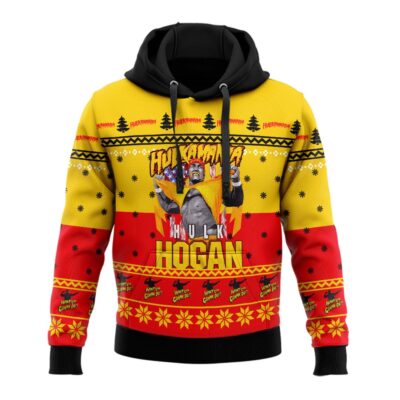 Hooktab Hulkamania Hulk Hogan WWE 3D Hoodie