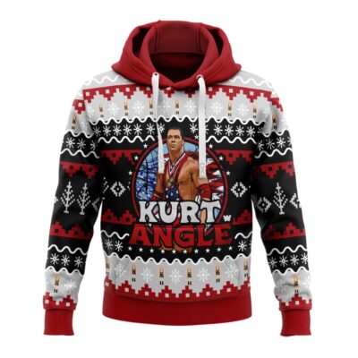 Hooktab Kurt Angle WWE 3D Hoodie