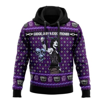 Hooktab Rhea Ripley Judge Jury Executioner WWE 3D Hoodie