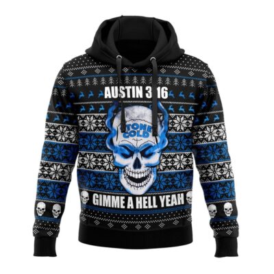 Hooktab Stone Cold Austin 3:16 WWE 3D Hoodie