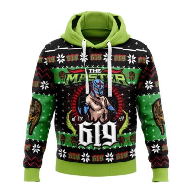 Hooktab Rey Mysterio The Master Of The 619 WWE 3D Hoodie