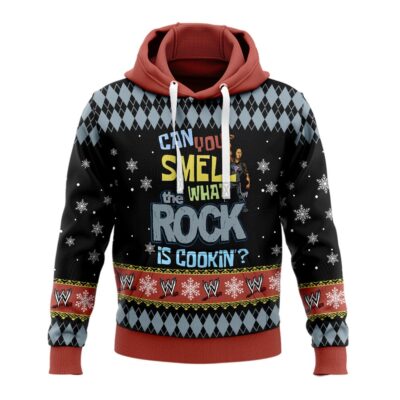Hooktab Can You Smell What The Rock Is Cooking WWE 3D Hoodie