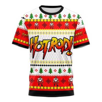 Hooktab Hot Rop Roddy Piper WWE 3D T-Shirt
