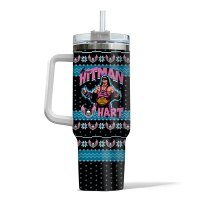 Hooktab The Hitman Bret Hart WWE 40oz Stanley Shape Tumbler