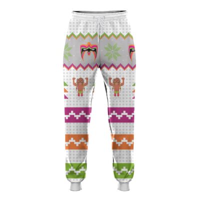 Hooktab The Ultimate Warrior WWE 3D Sweatpants