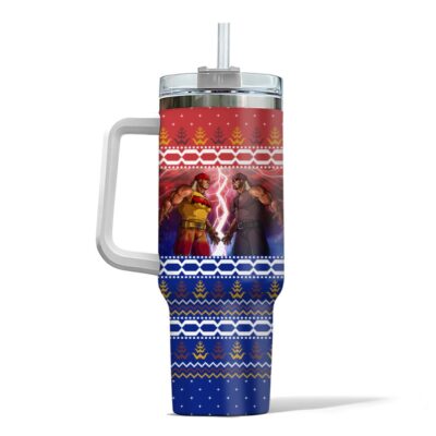 Hooktab Hulk Hogan vs Hollywood Hogan WWE 40oz Stanley Shape Tumbler