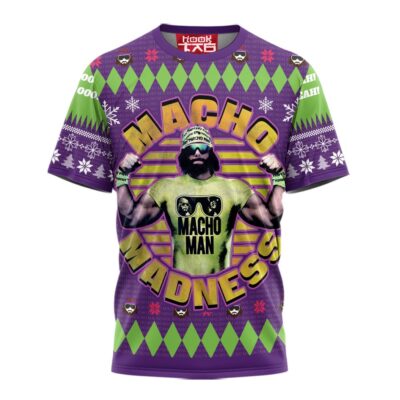 Hooktab Randy Savage Macho Madness WWE 3D T-Shirt