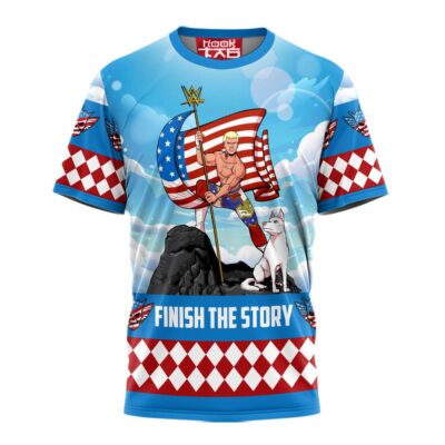 Hooktab Cody Rhodes Finish The Story WWE 3D T-Shirt
