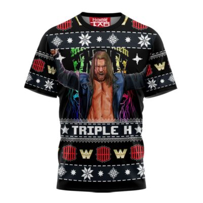 Hooktab Triple H WWE 3D T-Shirt