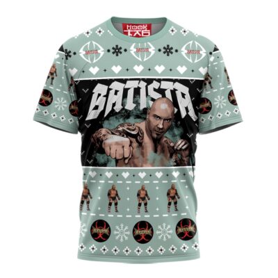 Hooktab Batista WWE 3D T-Shirt