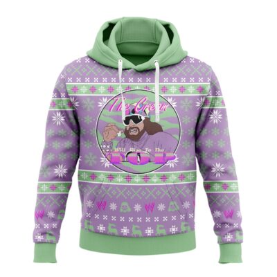 Hooktab Macho Man The Cream Will Rises To The Top WWE 3D Hoodie