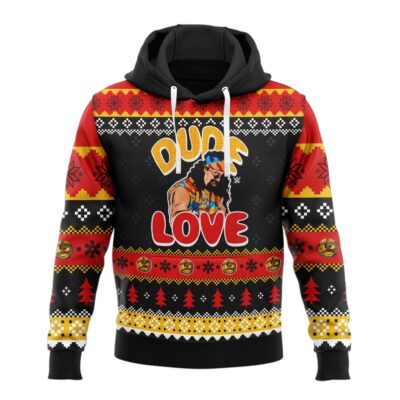Hooktab Mick Foley Dude Love WWE 3D Hoodie
