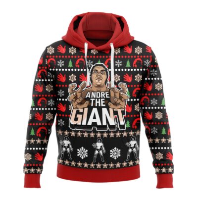 Hooktab Andre The Giant WWE 3D Hoodie