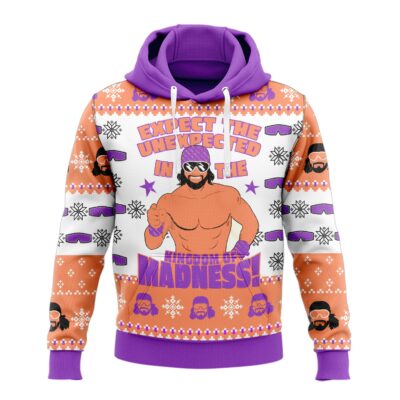 Hooktab Macho Man Expect The Unexpected WWE 3D Hoodie