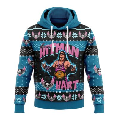 Hooktab The Hitman Bret Hart WWE 3D Hoodie